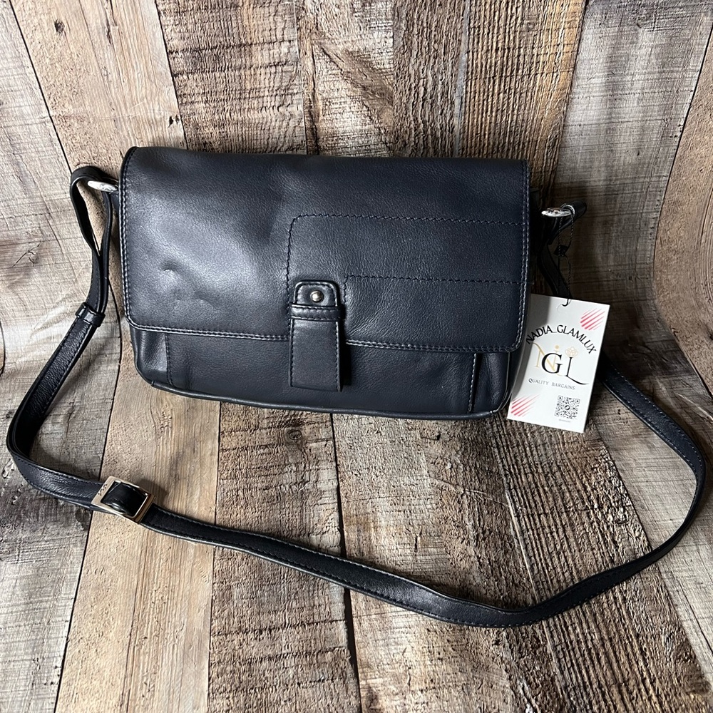 Dark blue Derek Alexander Leather Crossbody Bag